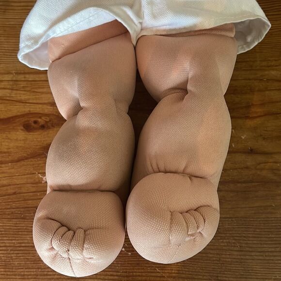Vintage 1985 Cabbage Patch Boy Doll Brown Hair Sailor Outfit - Picture 6 of 12